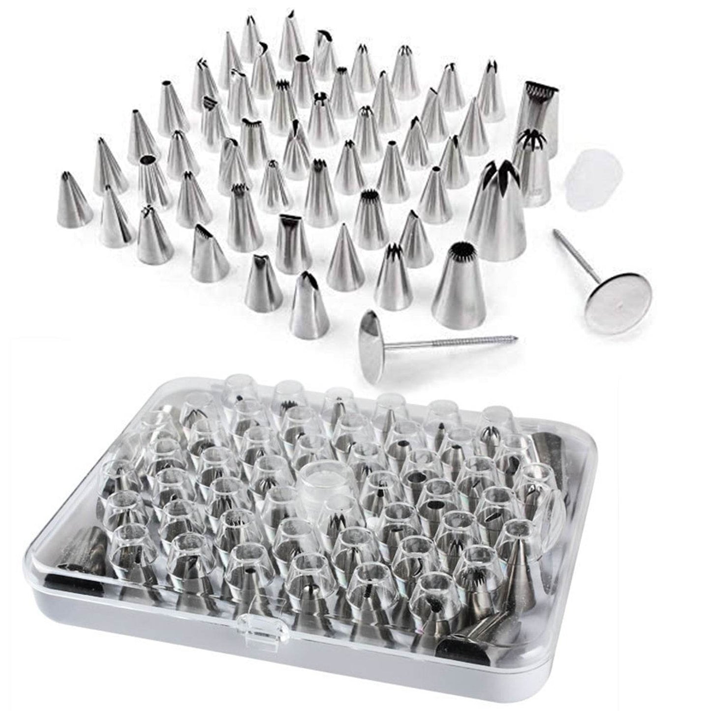 Cake Nozzle Set for Pastry Decorations (55-Piece) - infinityexculsivestore.com