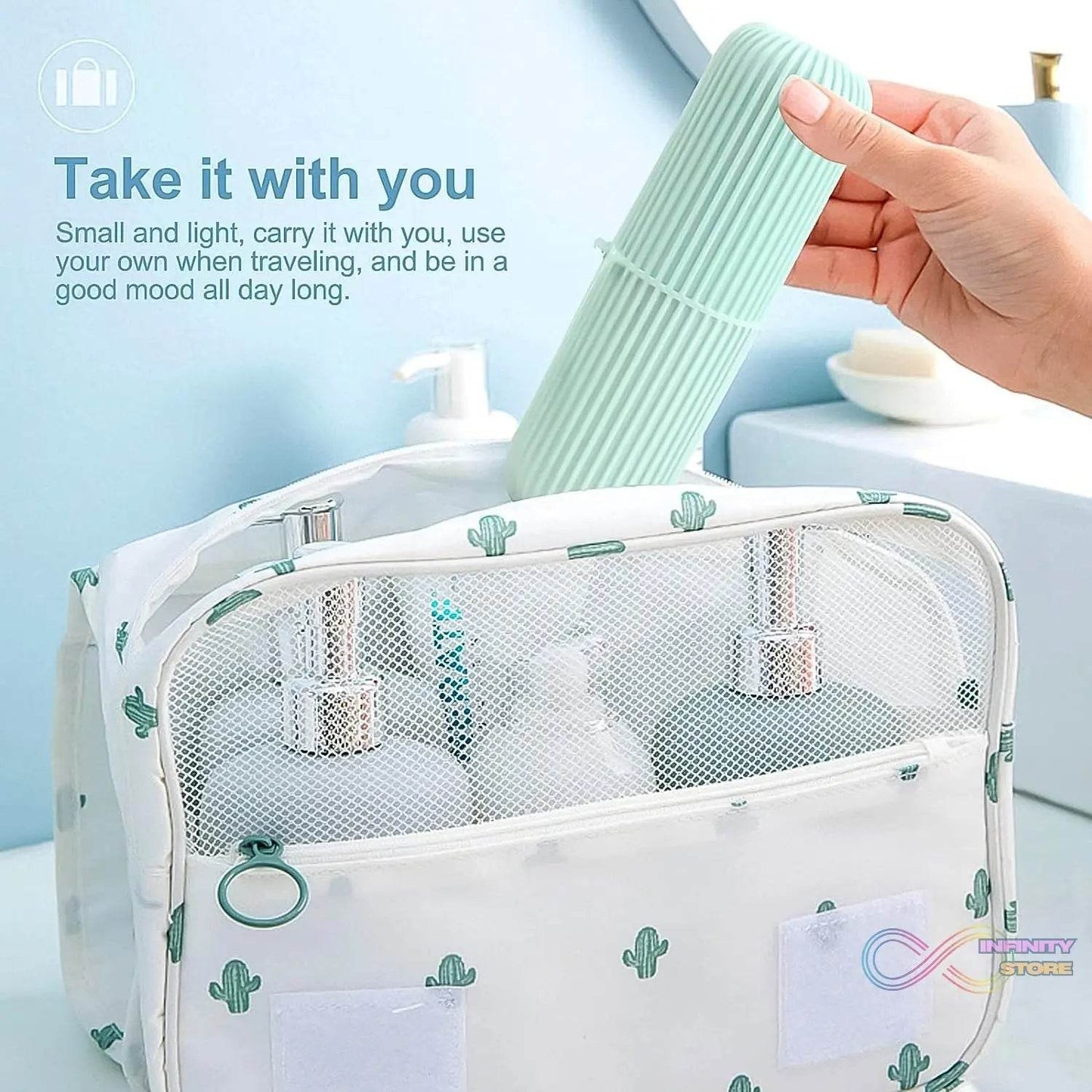 Capsule Shape Travel Toothbrush Toothpaste Case Holder (Multicolor / 3 Pcs Set) - infinityexculsivestore.com