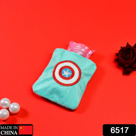 Captain America Print Small Hot Water Bag with Cover for Pain Relief - infinityexculsivestore.com