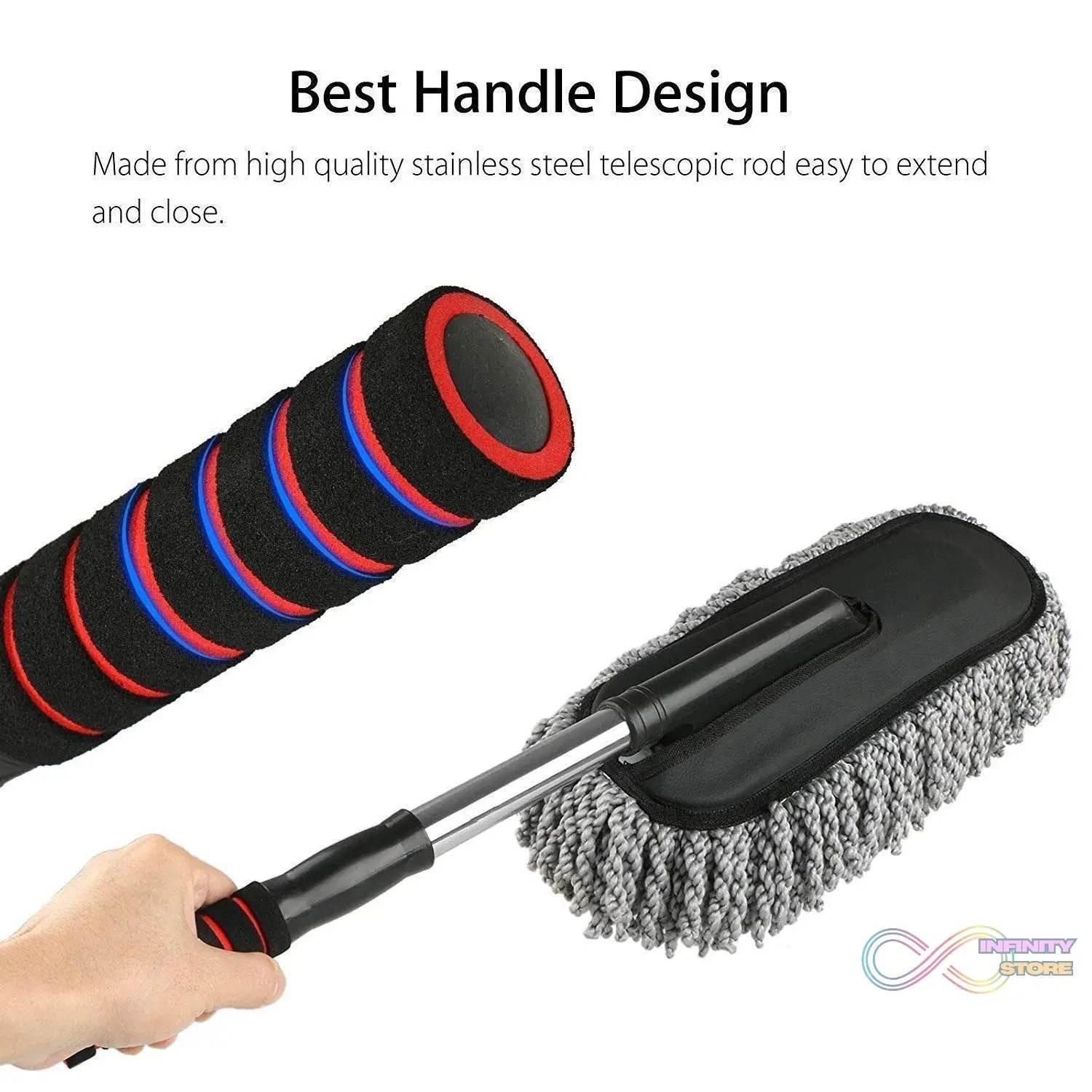 Car Dust Brush – Gentle and Efficient Cleaning Tool for Interior and Exterior (1 Pc) - infinityexculsivestore.com