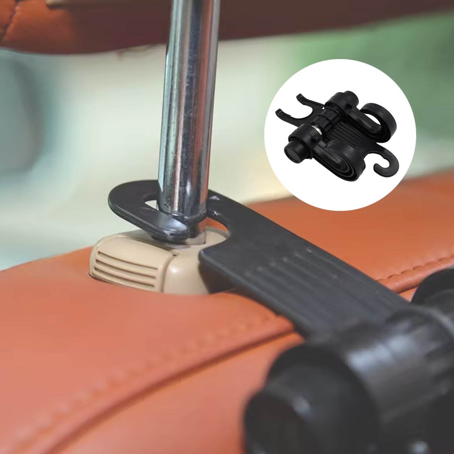 Car Hooks Vehicle Back Seat Hidden Headrest Hanger (1 Pc) - infinityexculsivestore.com