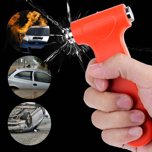 Car Safety Hammer,Emergency and Rescue Tool,Car Window Breaker and Seatbelt Cutter,Safety Hammer Emergency Rescue Tool,Car Window Breaking Seat Belt Cutter (1 Pc) - infinityexculsivestore.com