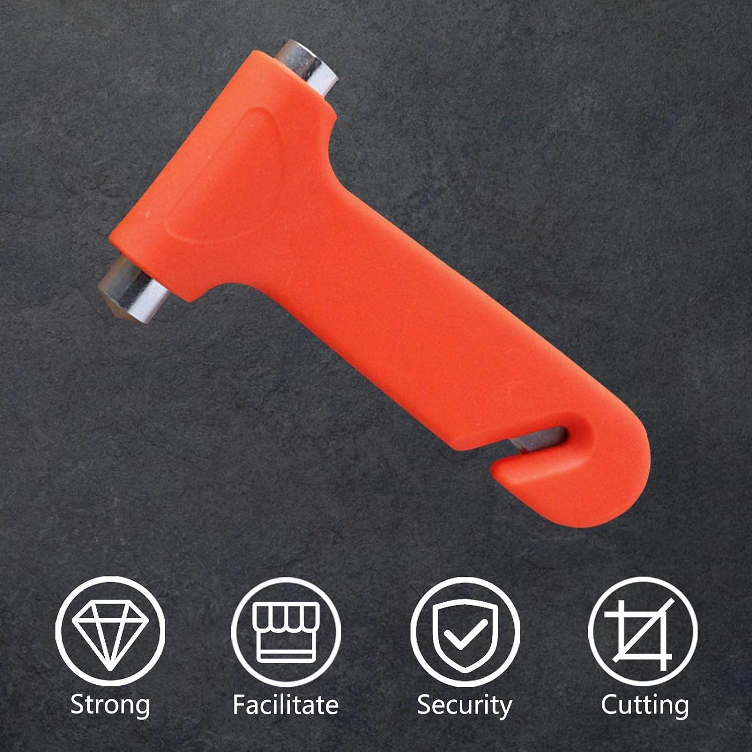 Car Safety Hammer,Emergency and Rescue Tool,Car Window Breaker and Seatbelt Cutter,Safety Hammer Emergency Rescue Tool,Car Window Breaking Seat Belt Cutter (1 Pc) - infinityexculsivestore.com