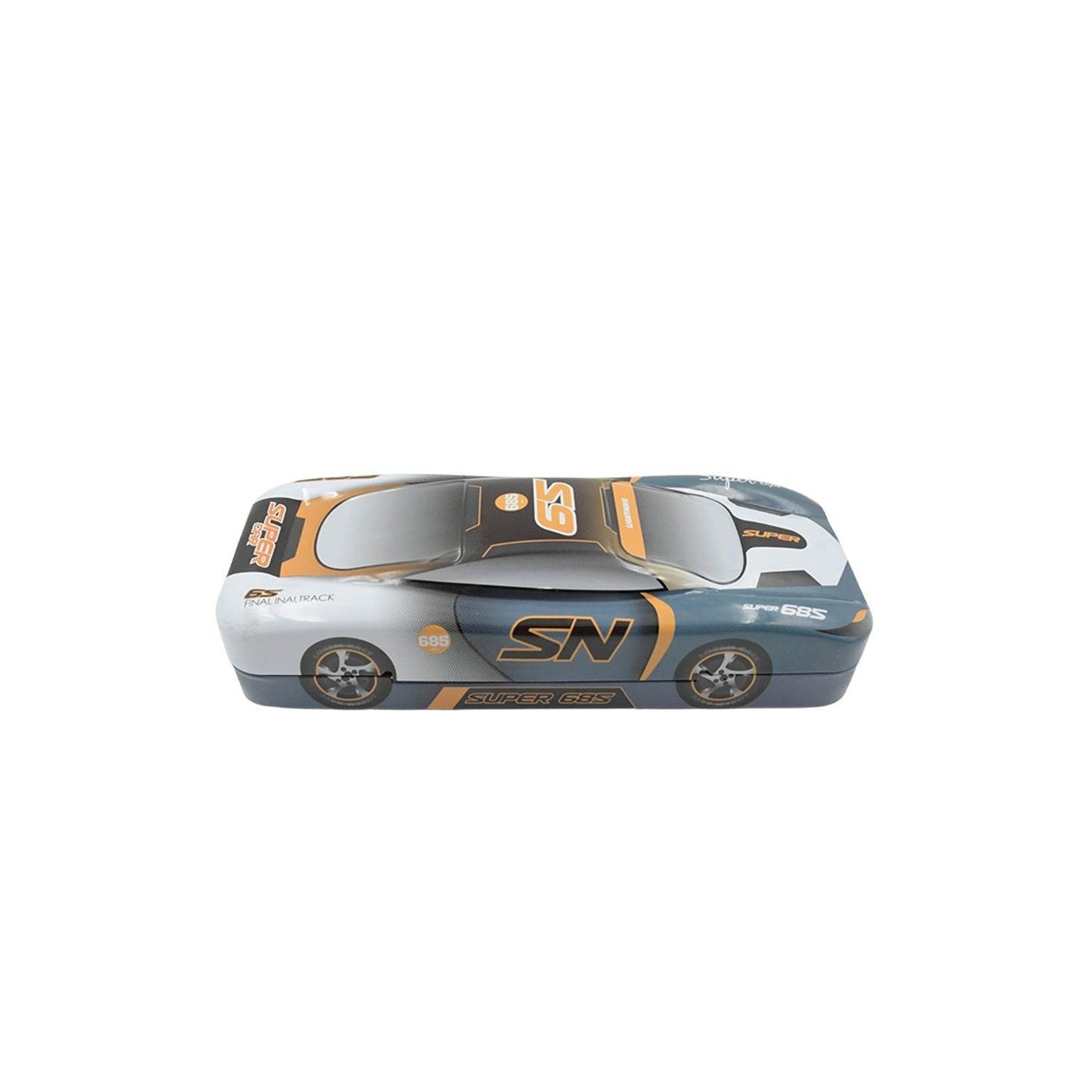Car Shape Metal Compass Box, Pencil Case for Kids Stationery Compass Box, Stationery Gift for School Kids Compass, Pencil Box, Birthday Return Gift for Kids (1 Pc) - infinityexculsivestore.com