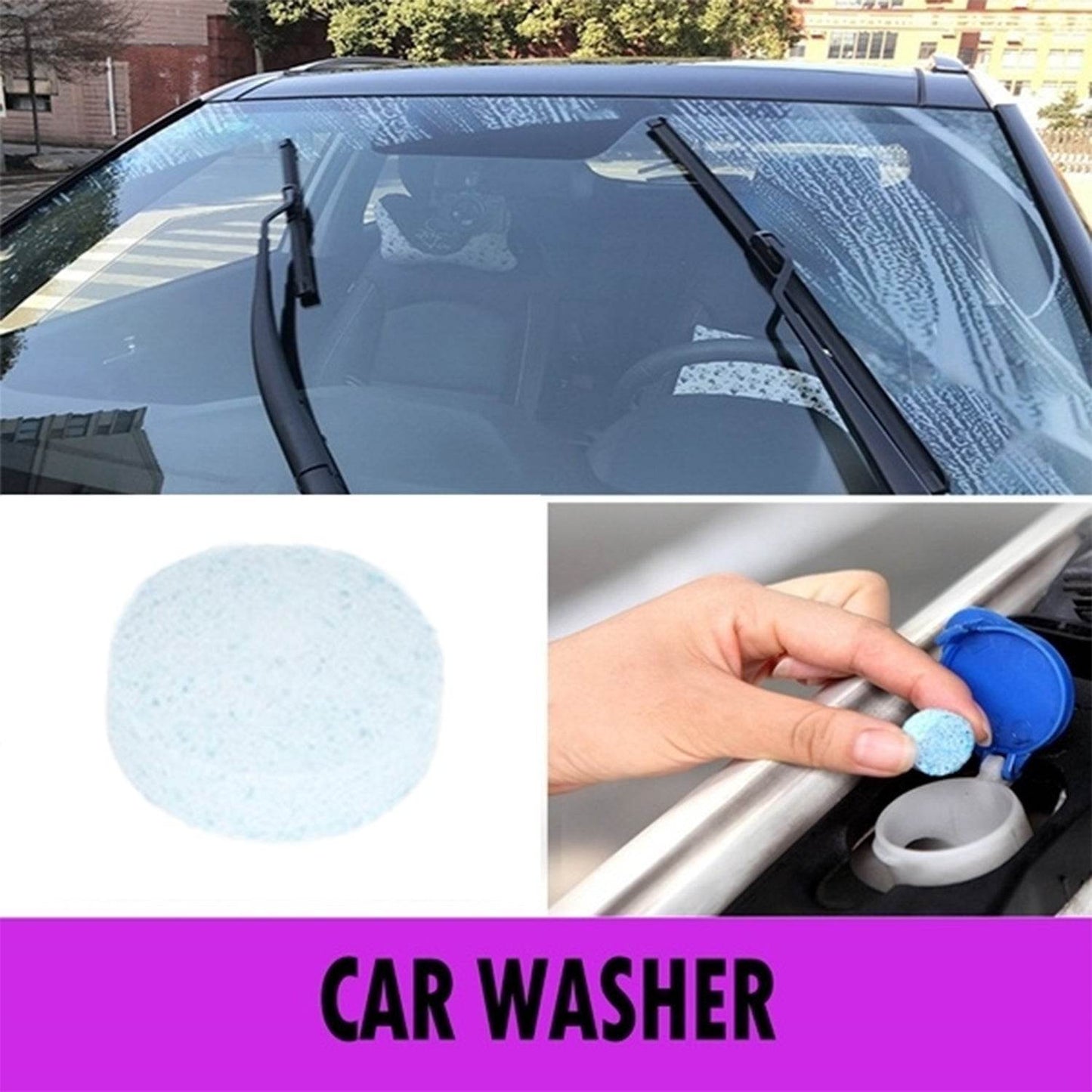 Car Wiper Detergent Effervescent Tablets Washer - infinityexculsivestore.com