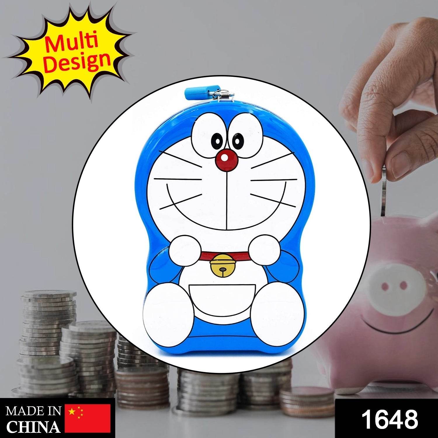 Cartoon Character Metal Piggy Bank Coin Box Money Box - infinityexculsivestore.com