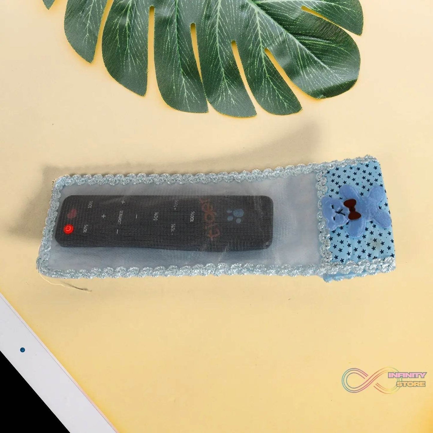 Cartoon Cloth Lace Remote Control Cover Remote Case (1 Pc / 24×8 CM / Big) - infinityexculsivestore.com