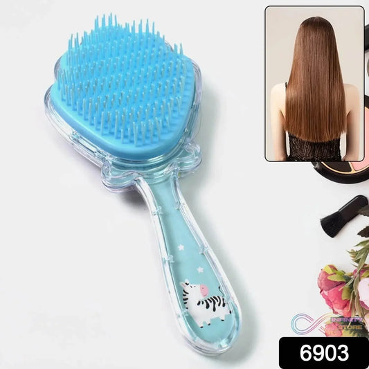 Cartoon Hair Brush Massage Shower Comb Blur Wet Salon (1 Pc ) - infinityexculsivestore.com