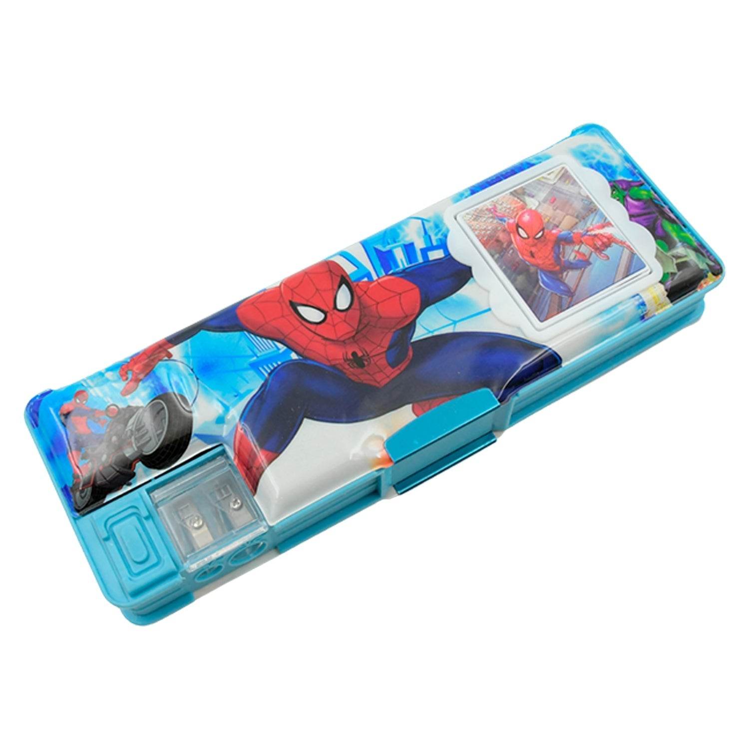 Cartoon Multi-functional Geometry Box with Calculator & Double Sharpener - infinityexculsivestore.com