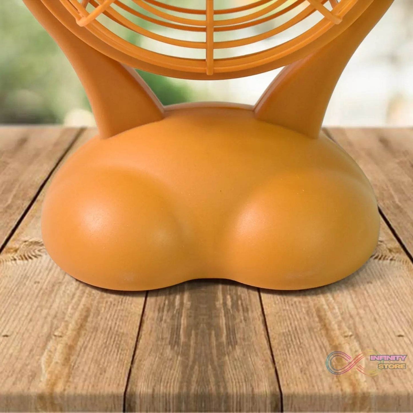 Cartoon Shape Mini Fan USB Powered & Battery Operated (Battery Not Include / 1 Pc) - infinityexculsivestore.com