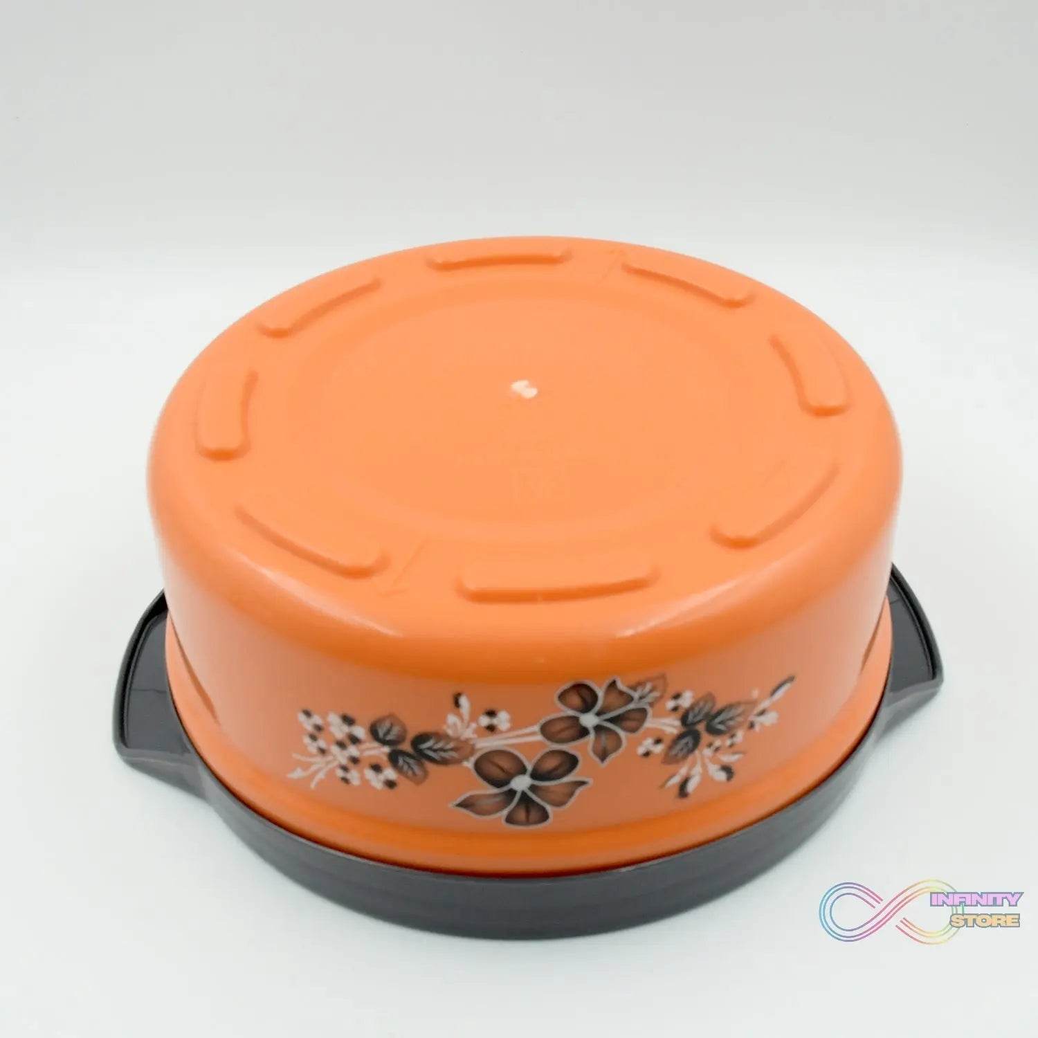 Casserole Box for Food Searving Inner Steel Insulated Casserole Hot Pot Flowers Printed Chapati Box for Roti Kitchen (Approx 2500 ml) - infinityexculsivestore.com