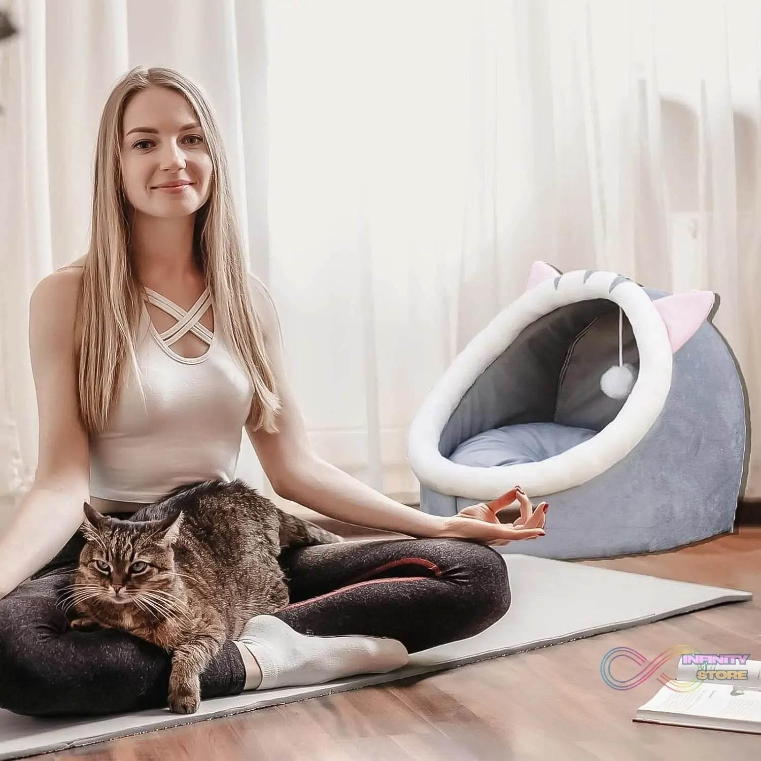 Cat / Dog Bed for Indoor Cats (1 Pc) - infinityexculsivestore.com