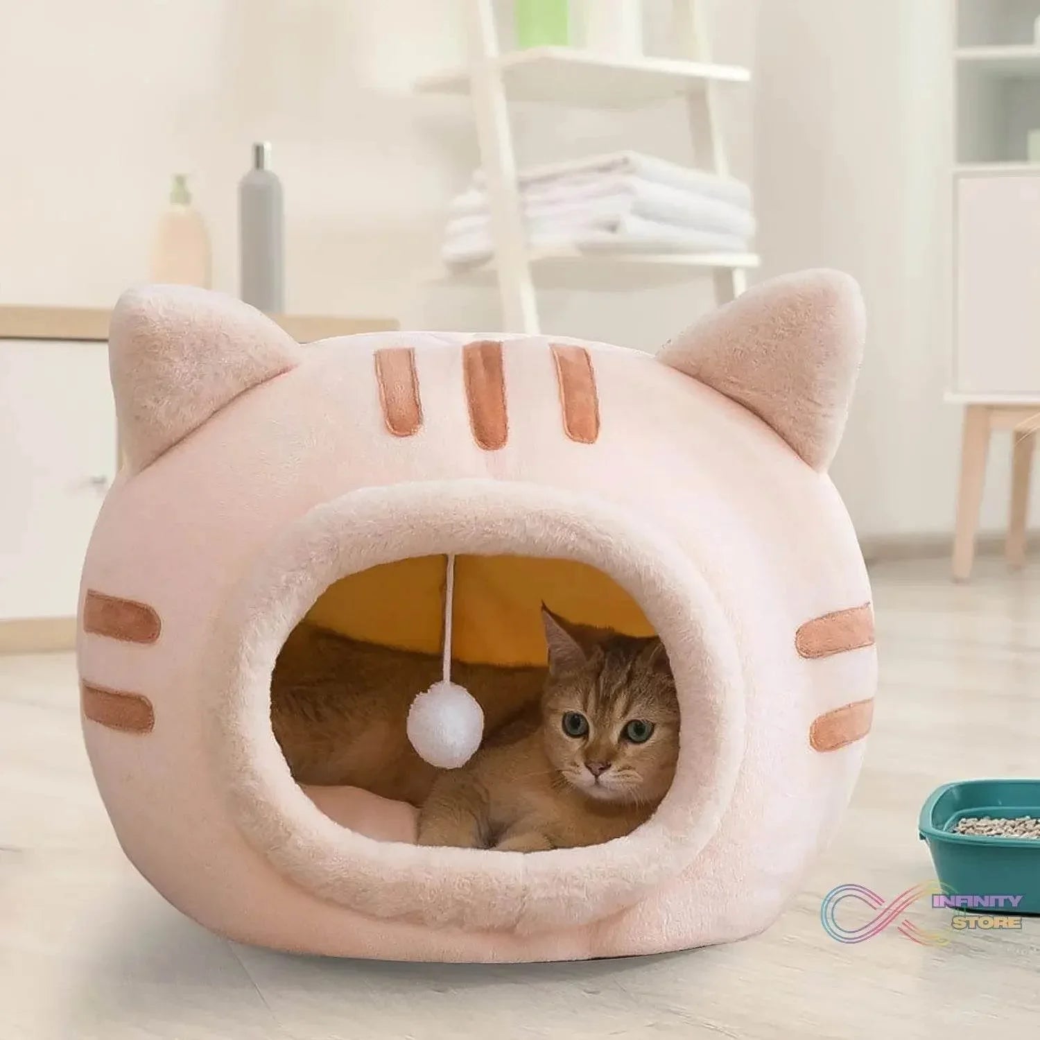 Cat / Dog Bed for Indoor Cats Pet (1 Pc) - infinityexculsivestore.com