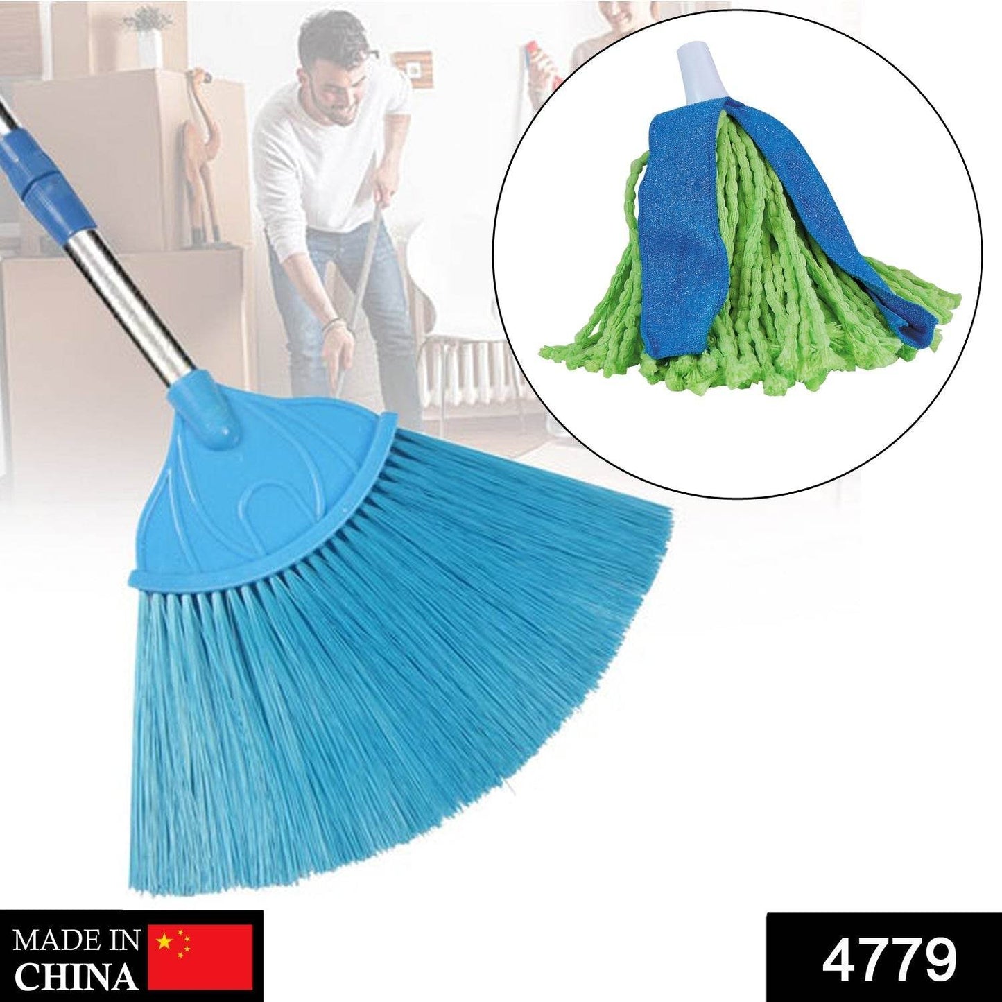 Ceiling Broom Fan for cleaning and wiping over dusty floor surfaces with effective performance. - infinityexculsivestore.com