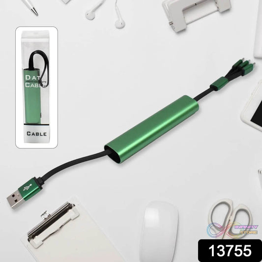 Charging Cable, 3 in 1 Extendable, Data transmit & Charging Cable (1 Pc) - infinityexculsivestore.com