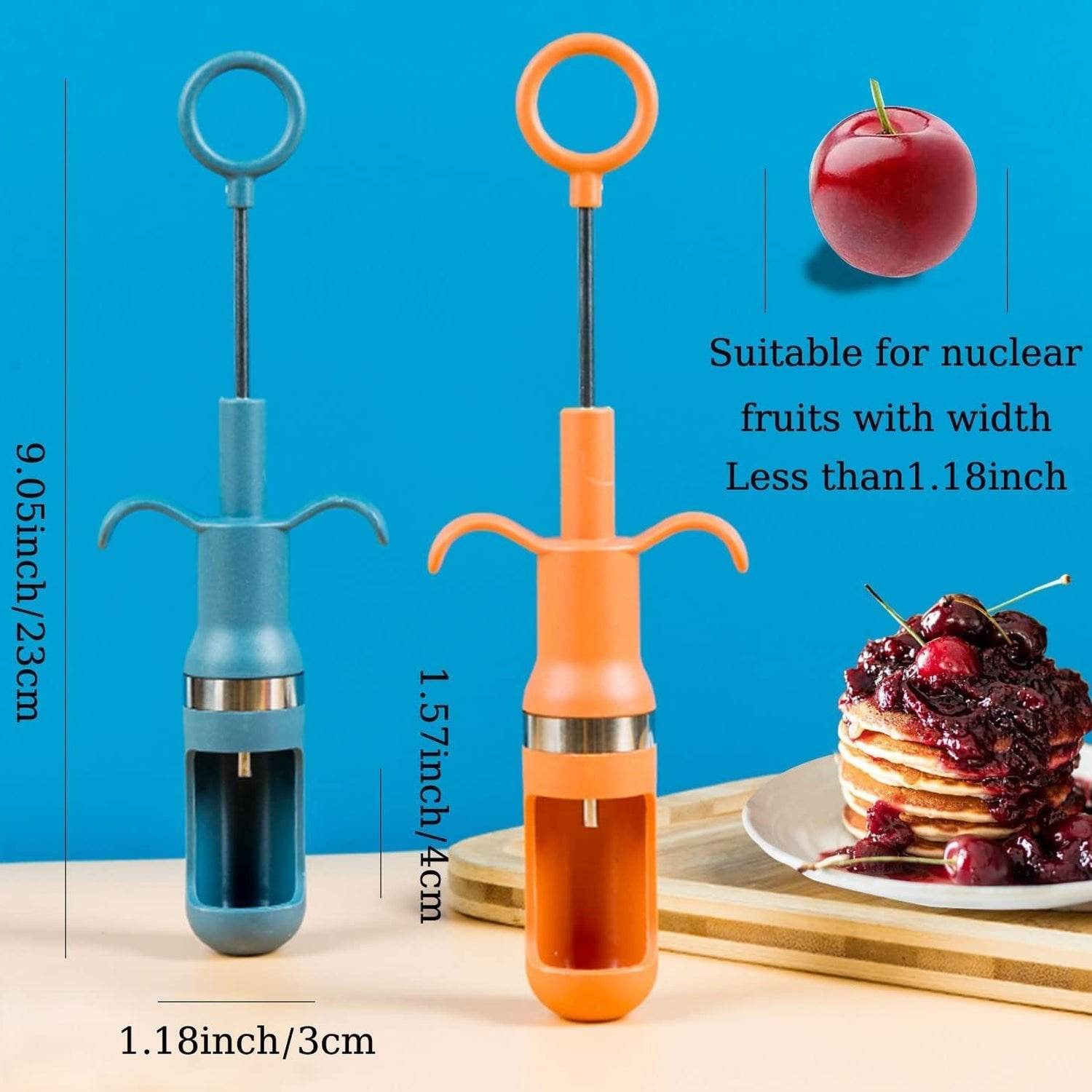 Cherry Pitter Tool, One Hand Operation Cherry Corer Pitter Remover Tool Best, Cherry Pit Kitchen Tools for Cherries Jam Quick Removal Fruit Stones (1pc). - infinityexculsivestore.com