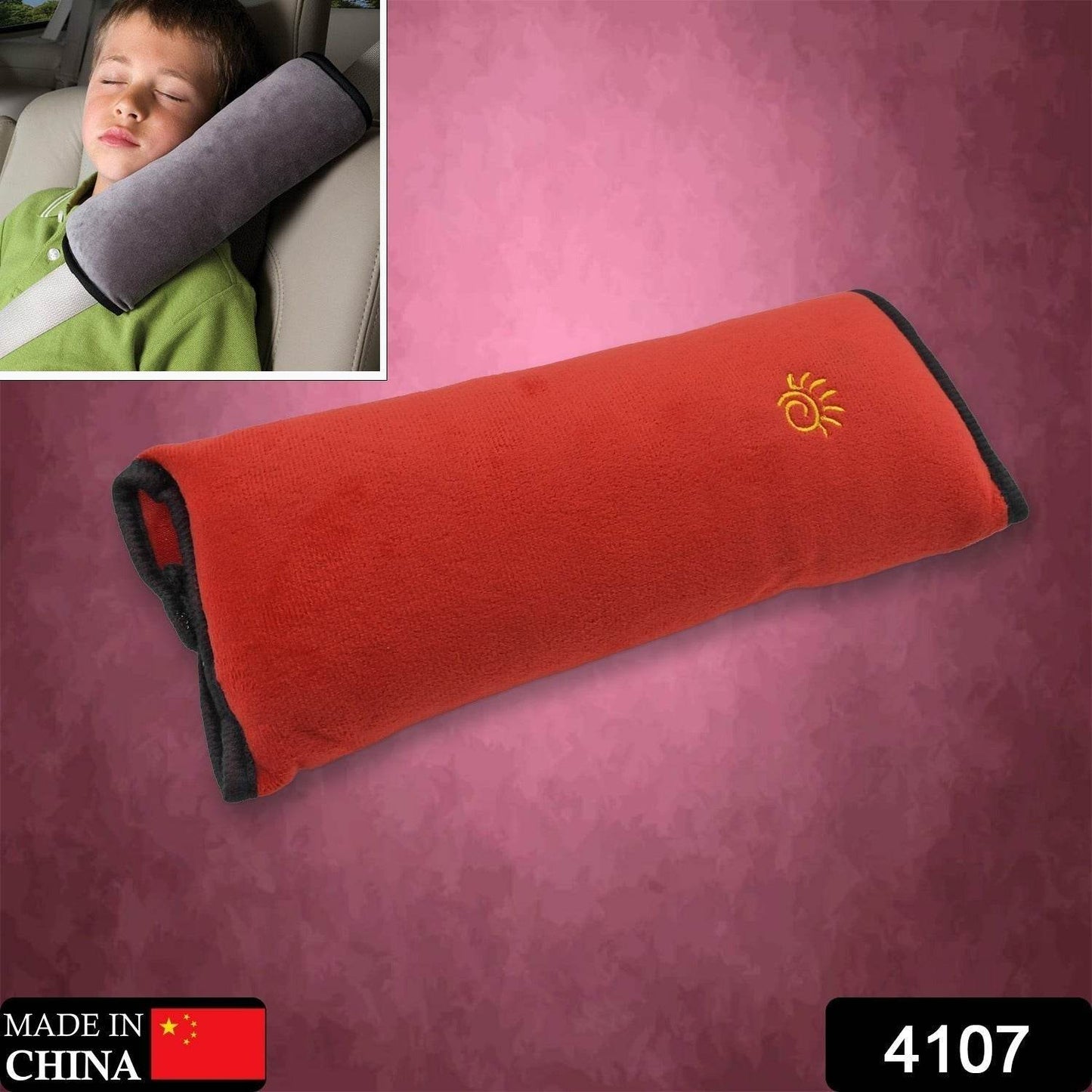 Child Safety Belt Cushion Universal Car Seat Belt Cushion Adjustable Support for Neck and Shoulder in Car when Sleeping for Children and Adults (1 Pc) - infinityexculsivestore.com