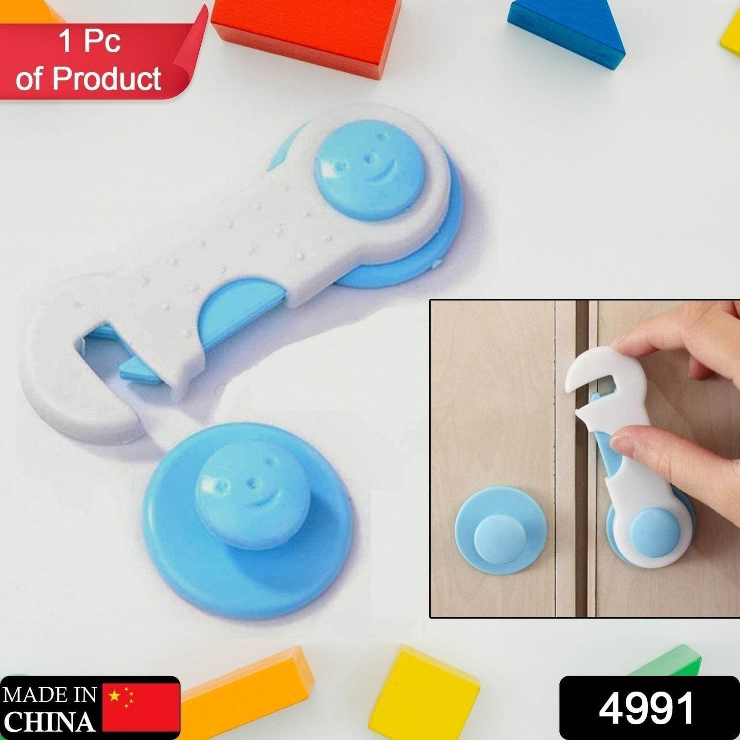 Child Safety lock Proofing for Cabinet Toilet Seat Fridge Door Drawers ( 1 pc) - infinityexculsivestore.com