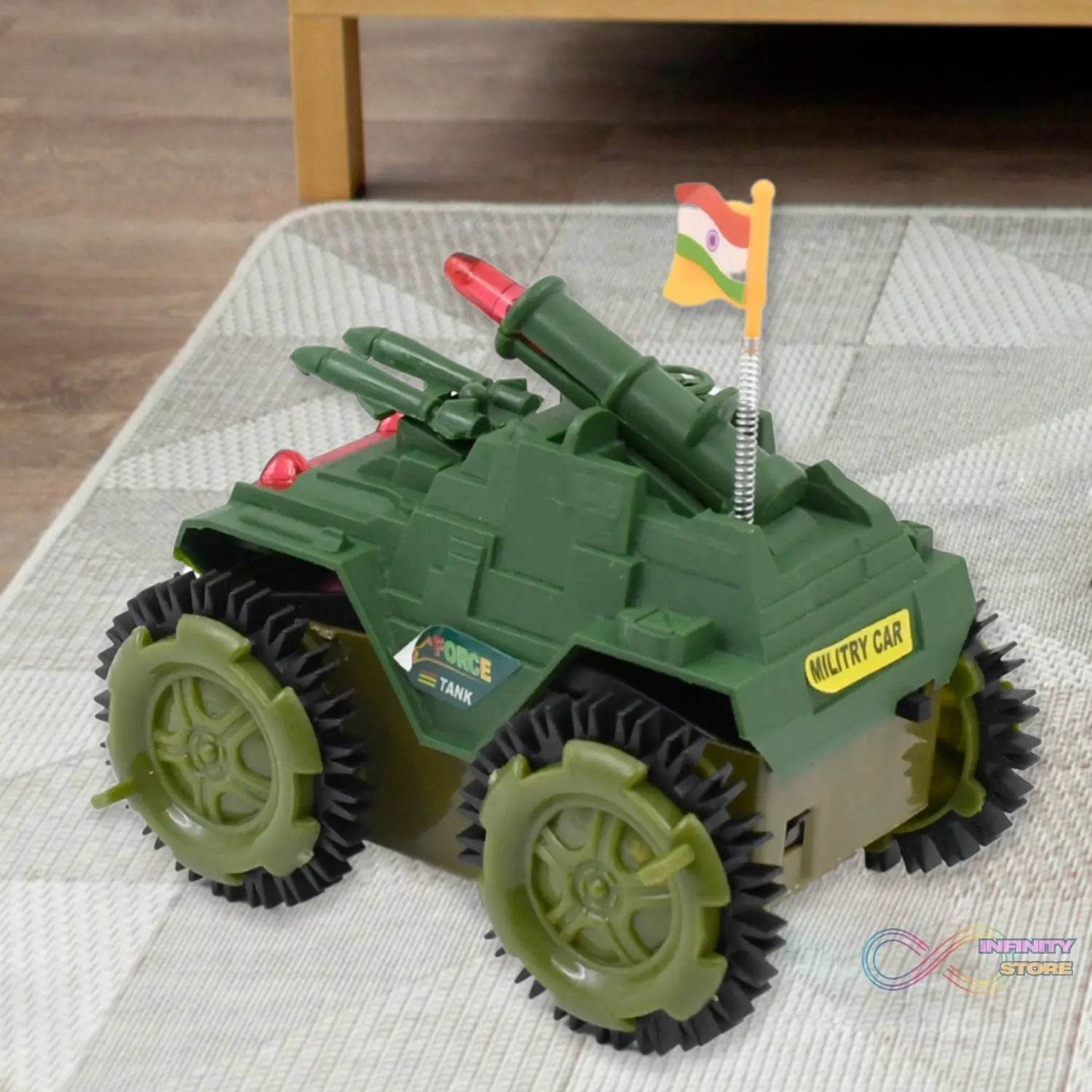 Children's Joy Tumbling Tank Toy Car - infinityexculsivestore.com