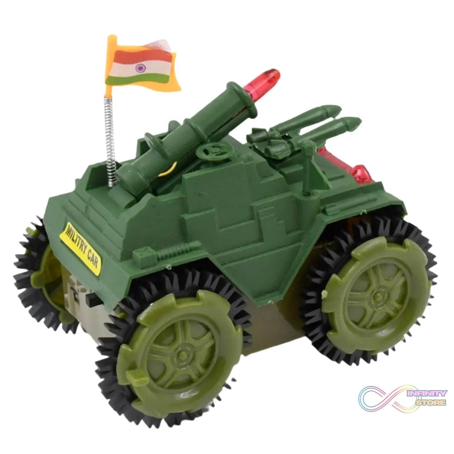 Children's Joy Tumbling Tank Toy Car - infinityexculsivestore.com