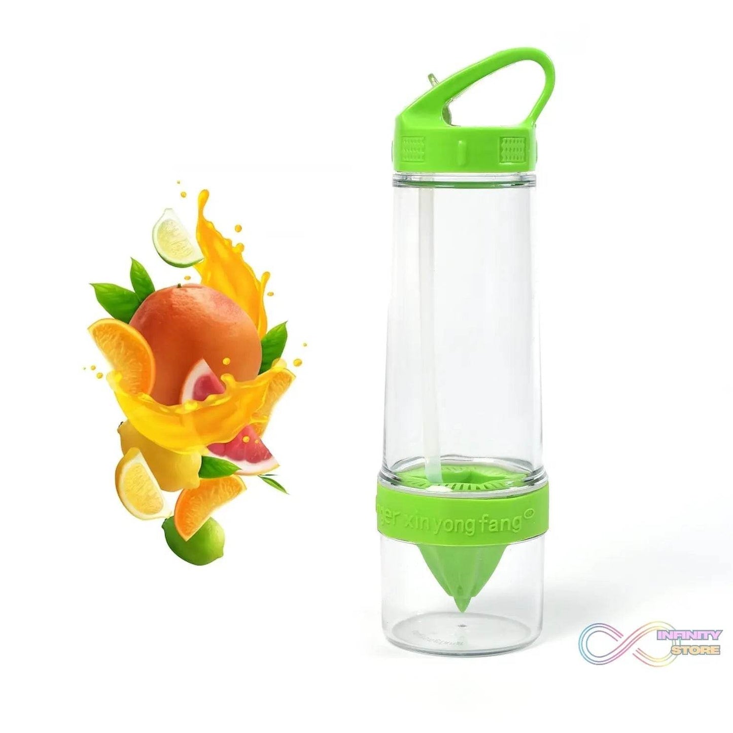 Citrus Zinger Sports Bottle with Juice Maker Infuser - infinityexculsivestore.com