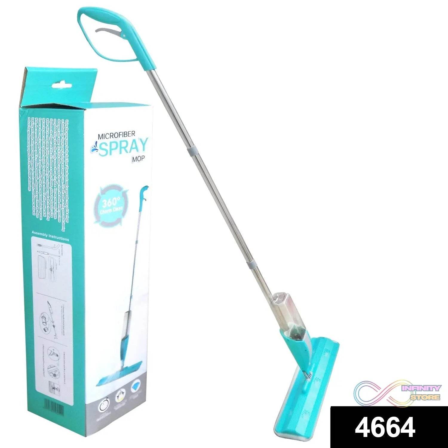 Cleaning 360 Degree Healthy Spray Mop with Removable Washable Cleaning Pad - infinityexculsivestore.com