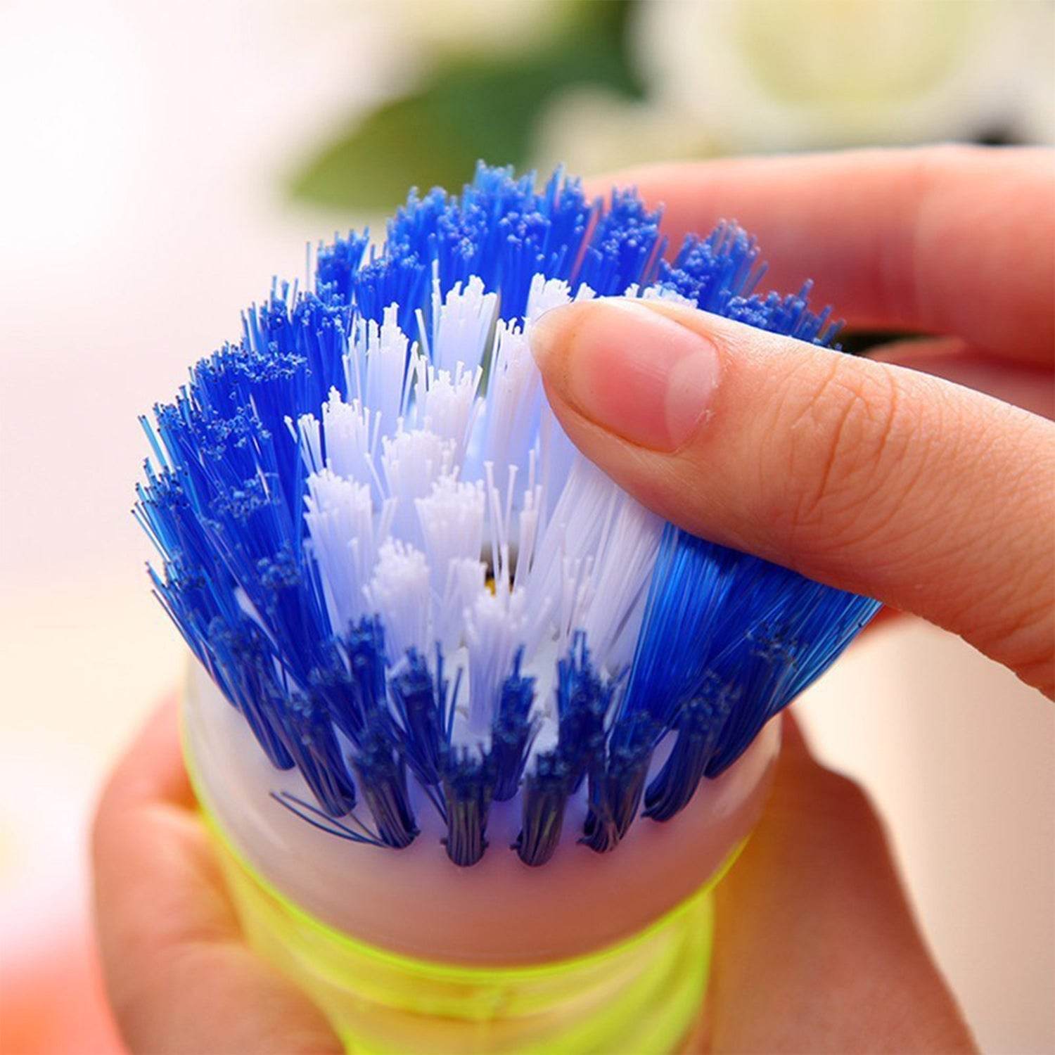 Cleaning Brush with Liquid Soap Dispenser - infinityexculsivestore.com
