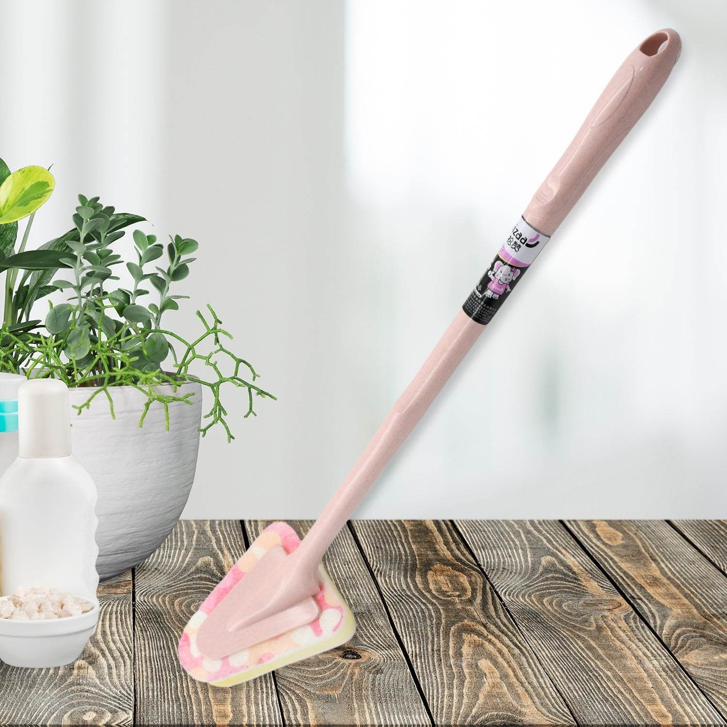 Cleaning Supplies Kitchen Handle Universal Triangular Sponge Multifunctional Bathroom Brush Handle Kitchen , Dining & Bar - infinityexculsivestore.com