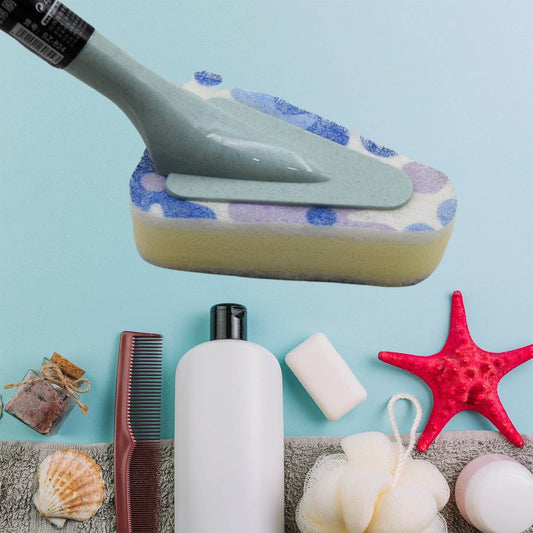 Cleaning Supplies Kitchen Handle Universal Triangular Sponge Multifunctional Bathroom Brush Long Handle Kitchen , Dining & Bar - infinityexculsivestore.com