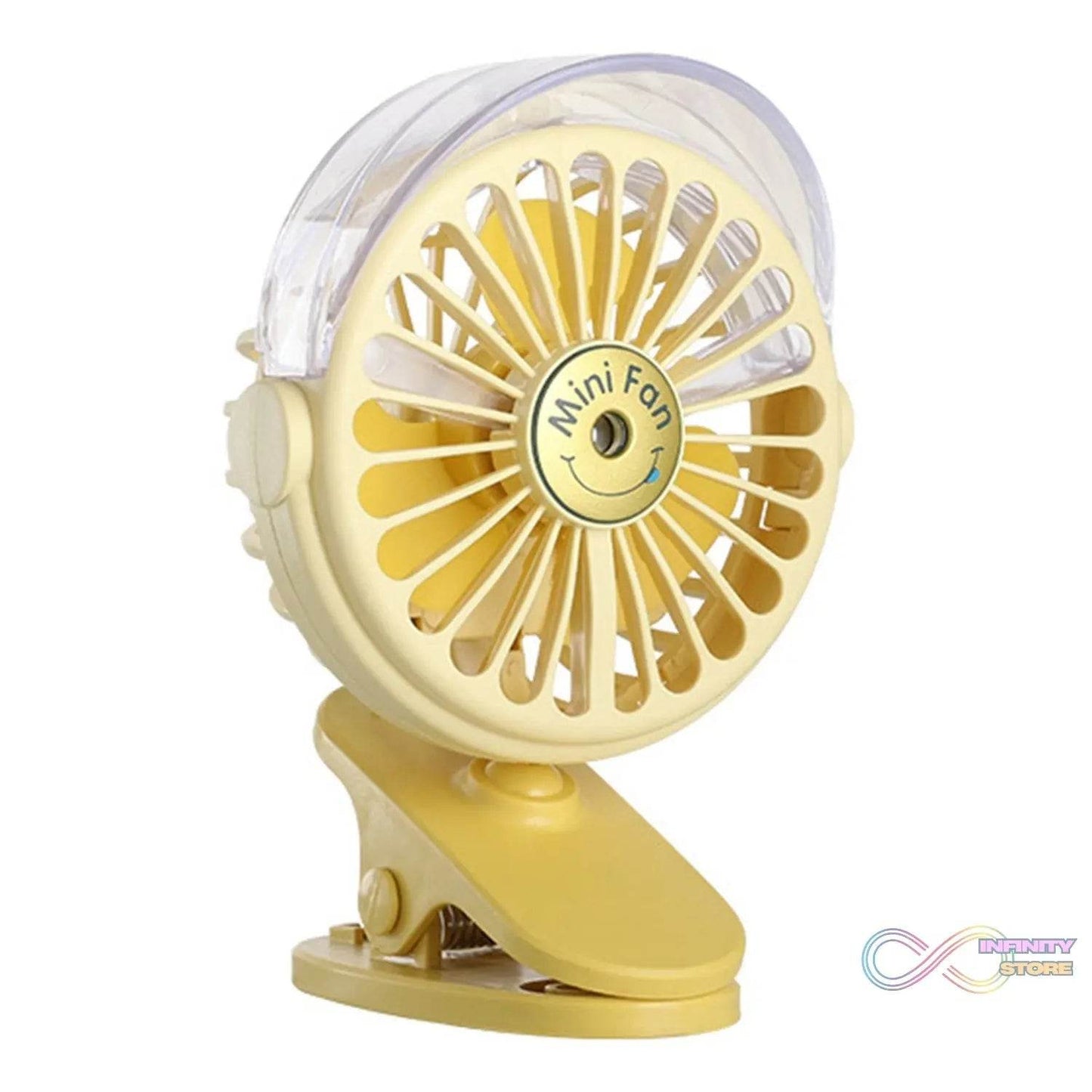 Clip Desk Fan Portable Wind Desktop Table Cooling Fan in Single Button, Adjustment Mini Personal Fan for Home Desktop Office Car Indoor Outdoor Travel (Battery Not Include) - infinityexculsivestore.com