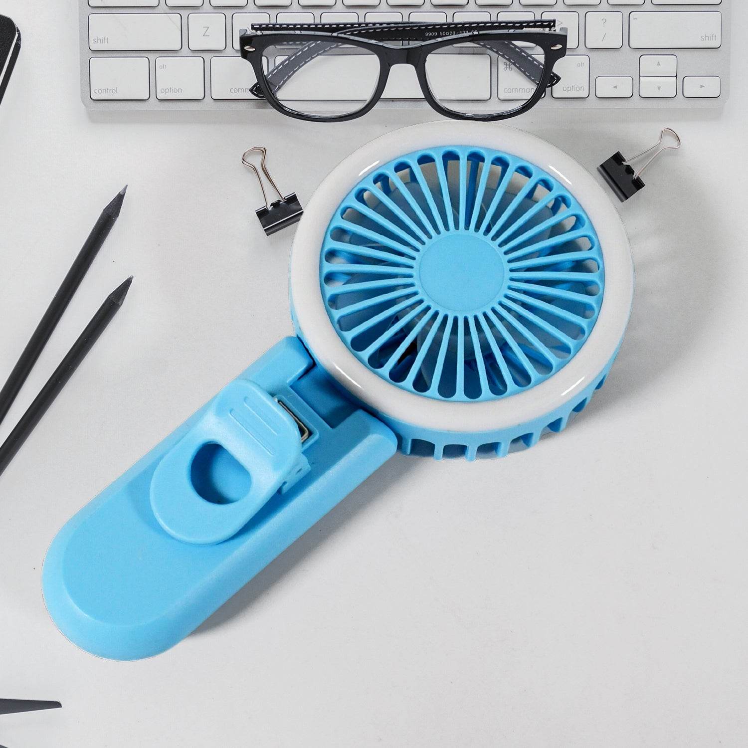 Clip Fan With Light, home, kitchen, Office Portable Fan, Rechargeable Fan - infinityexculsivestore.com