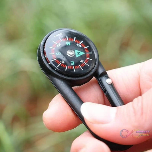 Clip Snap Hook Mini Compass (1 Pc / Mix Design) - infinityexculsivestore.com