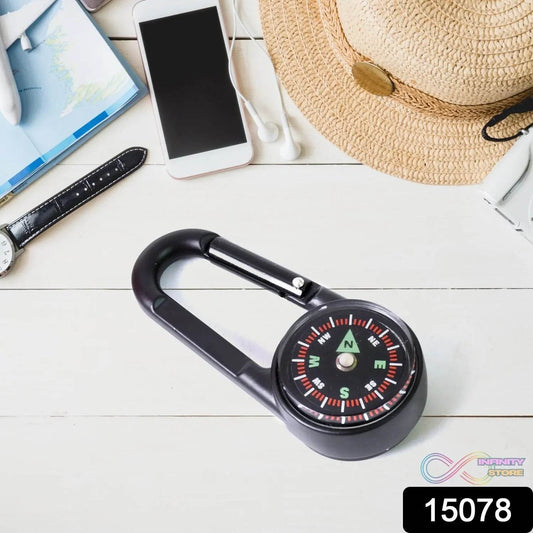 Clip Snap Hook Mini Compass (1 Pc / Mix Design) - infinityexculsivestore.com
