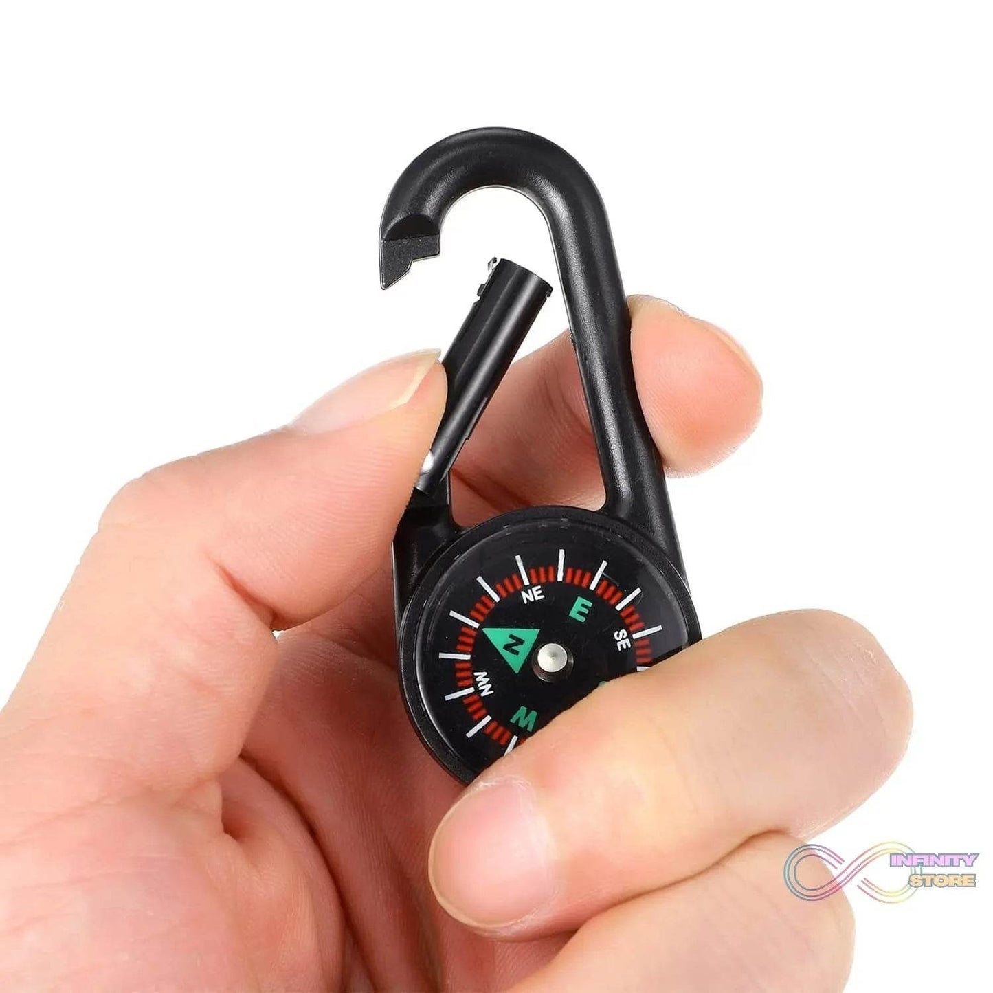 Clip Snap Hook Mini Compass (1 Pc / Mix Design) - infinityexculsivestore.com