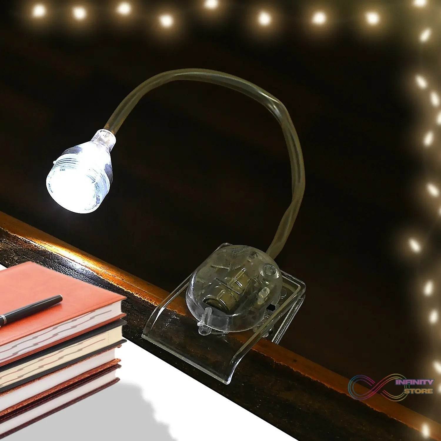 Clip light Portable Clip Light Transparent Clip light Outdoor & indoor Use - infinityexculsivestore.com