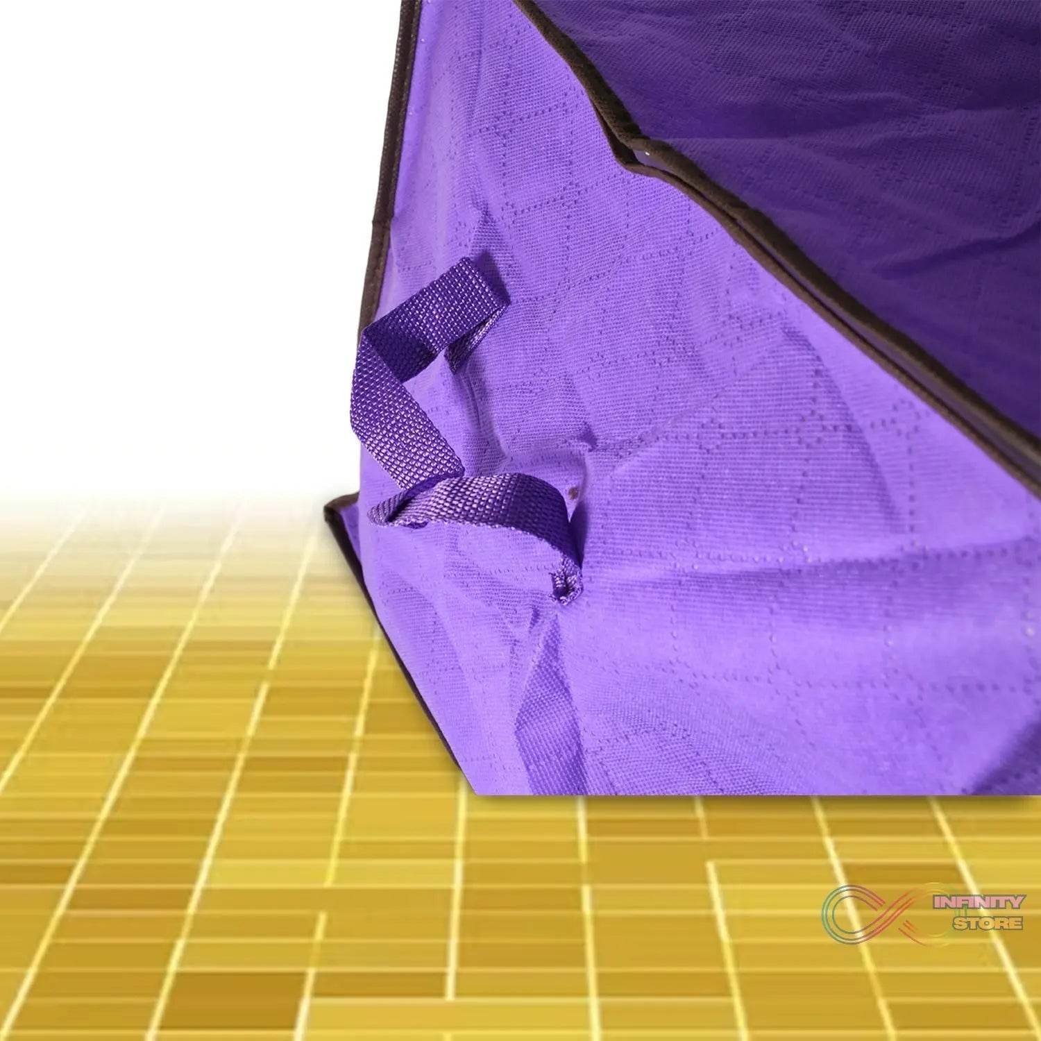 Clothing storage bag with zipper, non-woven storage bag for storing the clothes and sarees. - infinityexculsivestore.com