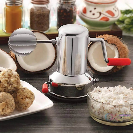 Coconut scrapers Machine Manual Steel For Home & Kitchen Use - infinityexculsivestore.com