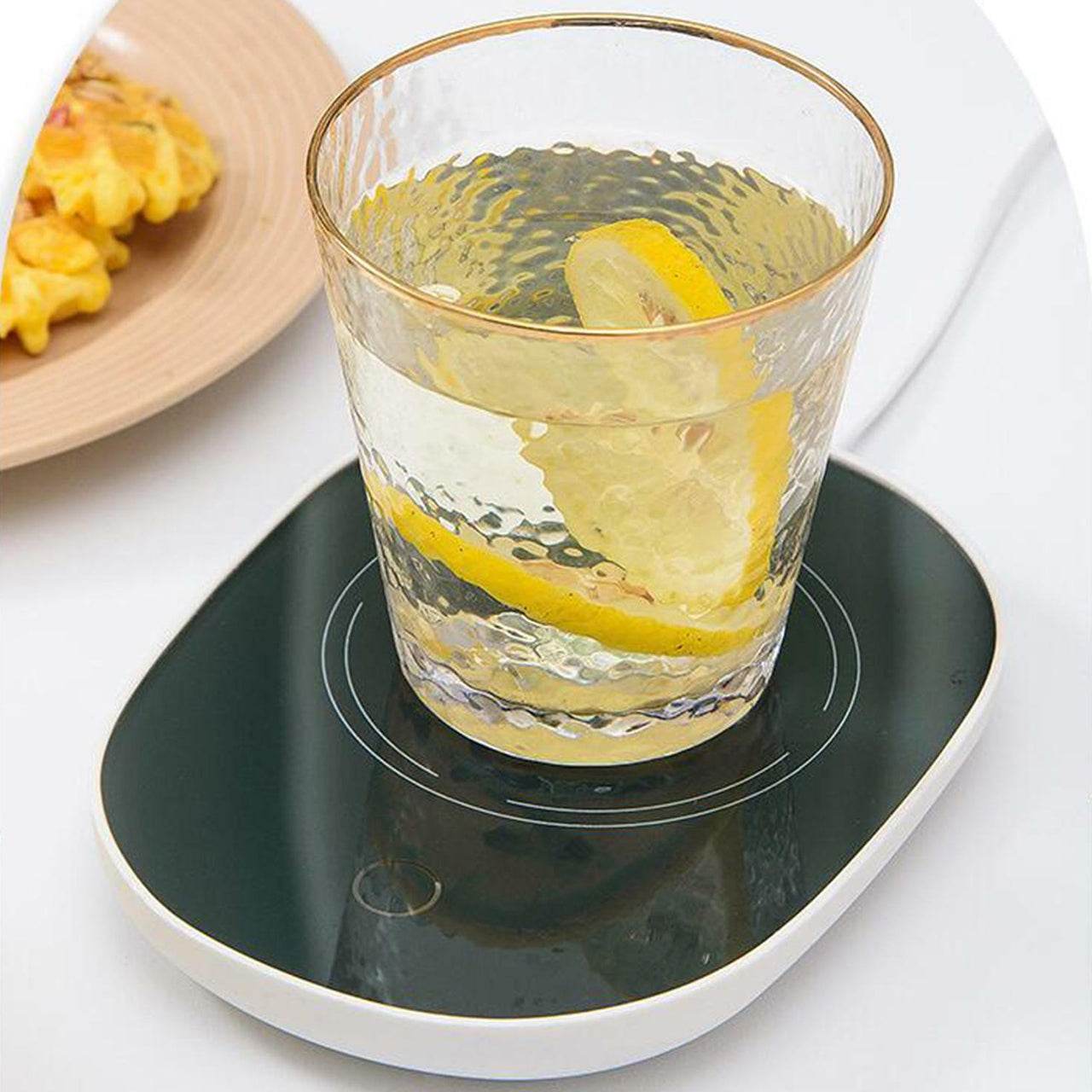 Coffee Mug Warmer For Having Coffee Along With The Warmer That Keeps It Hot. - infinityexculsivestore.com