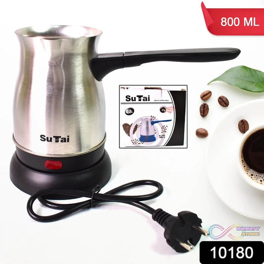 Coffee Pot, Coffee Maker, 800ml Even Heating Tea Maker Kettle (1 Pc) - infinityexculsivestore.com