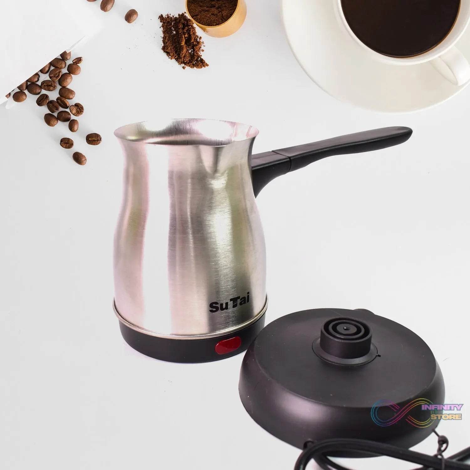 Coffee Pot, Coffee Maker, 800ml Even Heating Tea Maker Kettle (1 Pc) - infinityexculsivestore.com