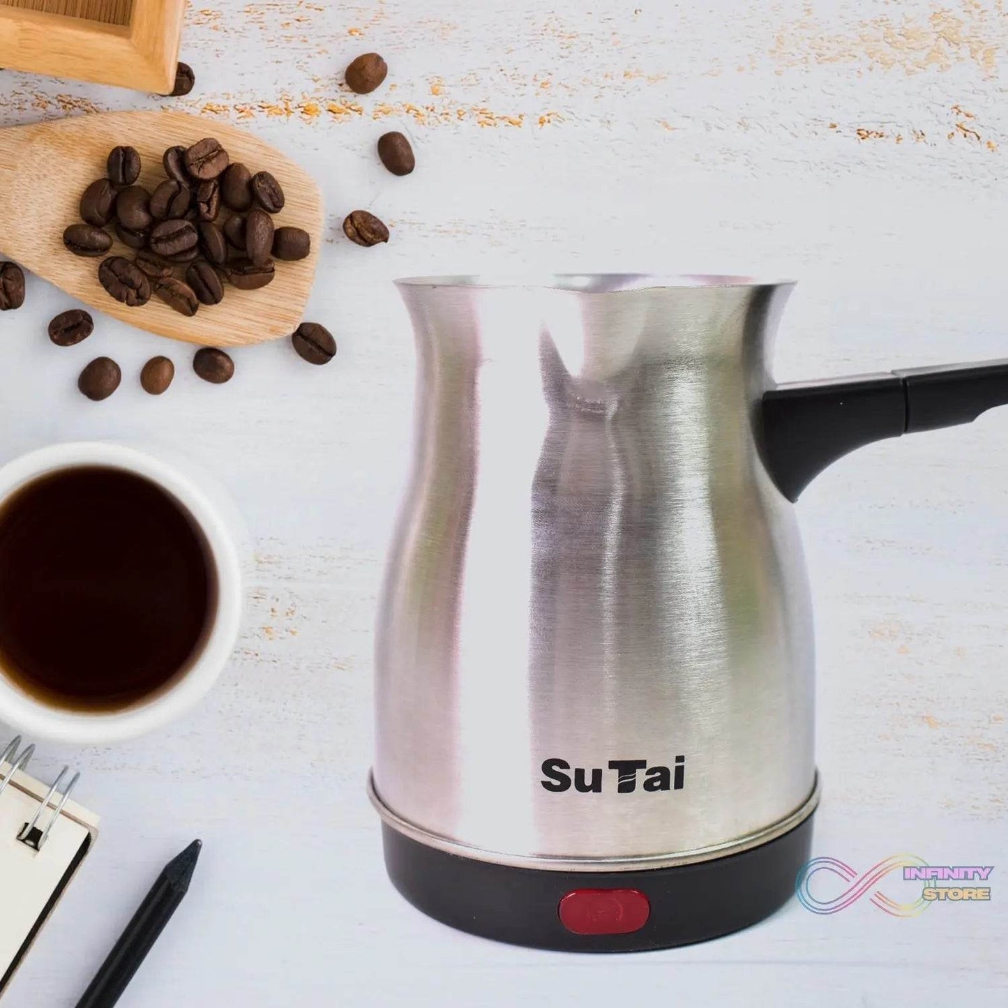 Coffee Pot, Coffee Maker, 800ml Even Heating Tea Maker Kettle (1 Pc) - infinityexculsivestore.com