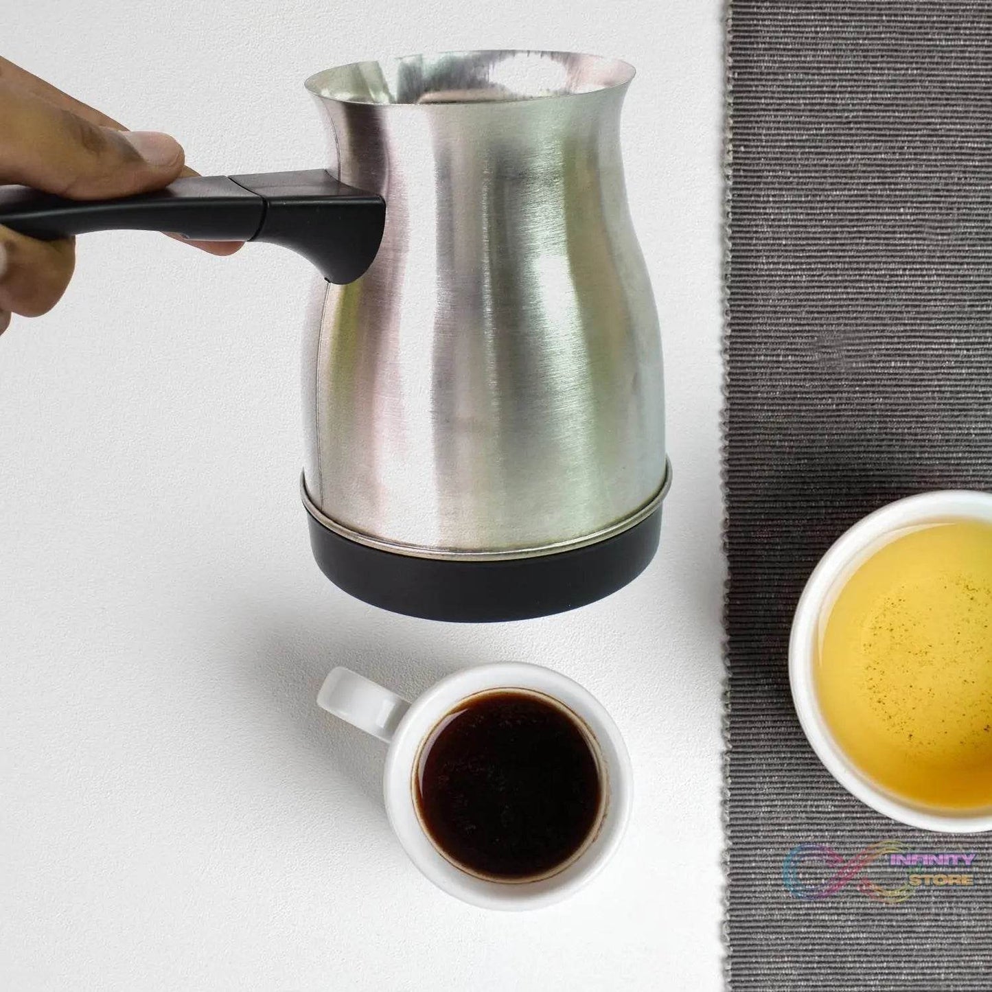 Coffee Pot, Coffee Maker, 800ml Even Heating Tea Maker Kettle (1 Pc) - infinityexculsivestore.com