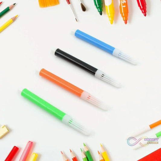 Marker Pen Color, Drawing Art Set for Kids Crafts Kit Children Gift Painting Birthday Gift for Beginner and Serious Artists, Art Supplies Waterproof Writing for DIY Crafts (4 Pcs Set) - infinityexculsivestore.com