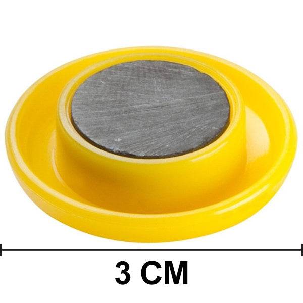 Colorful Board Magnets Circular Plastic Buttons - infinityexculsivestore.com