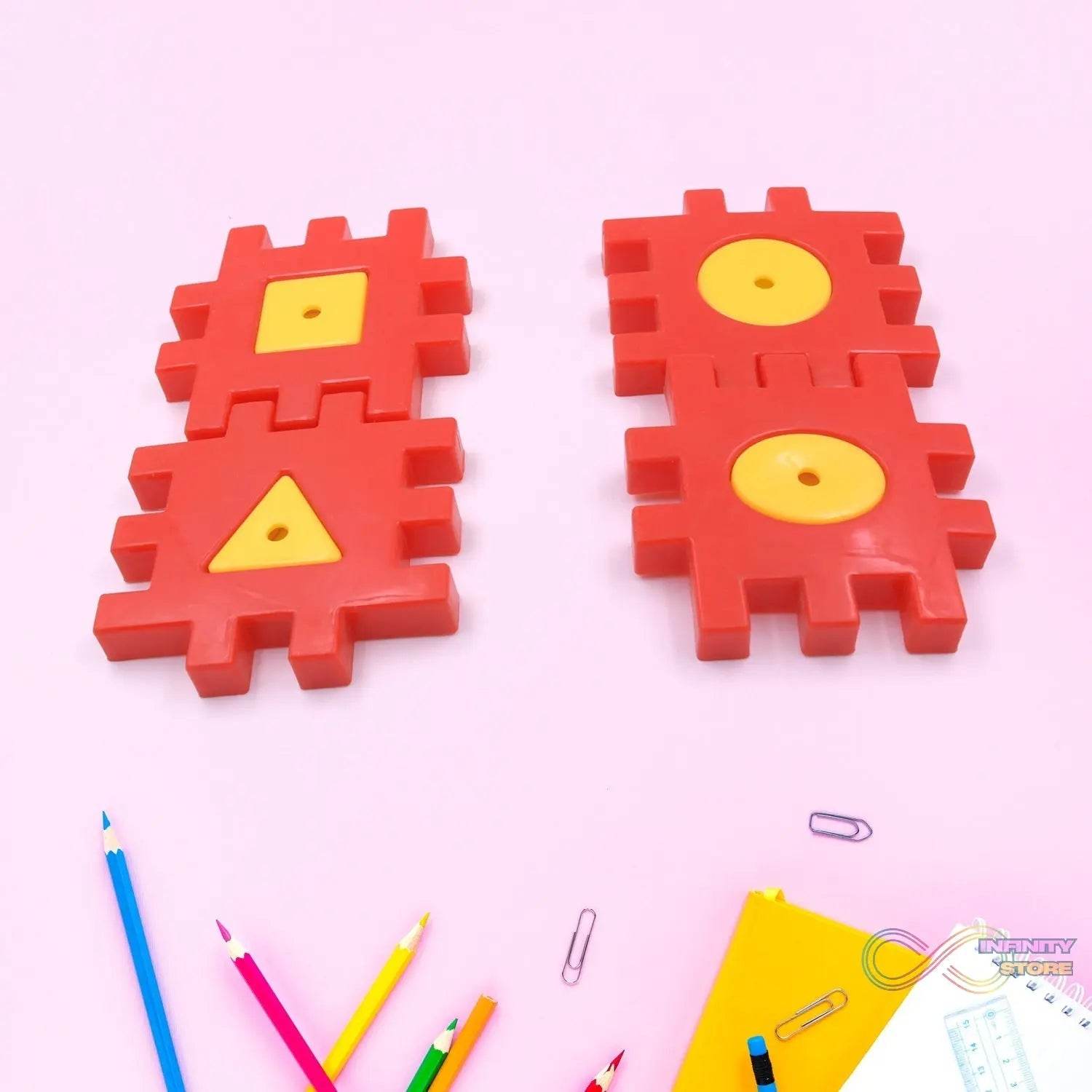 Colorful Digital Building Blocks Set - Educational Toys for Kids Aged 3-12, 4 Pc Set for Boys & Girls - infinityexculsivestore.com