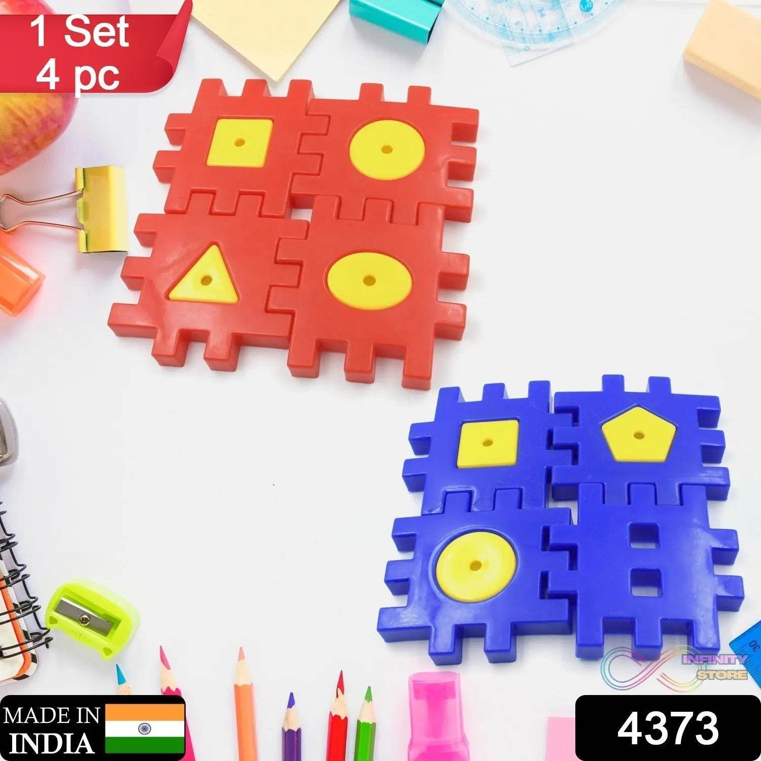 Colorful Digital Building Blocks Set - Educational Toys for Kids Aged 3-12, 4 Pc Set for Boys & Girls - infinityexculsivestore.com