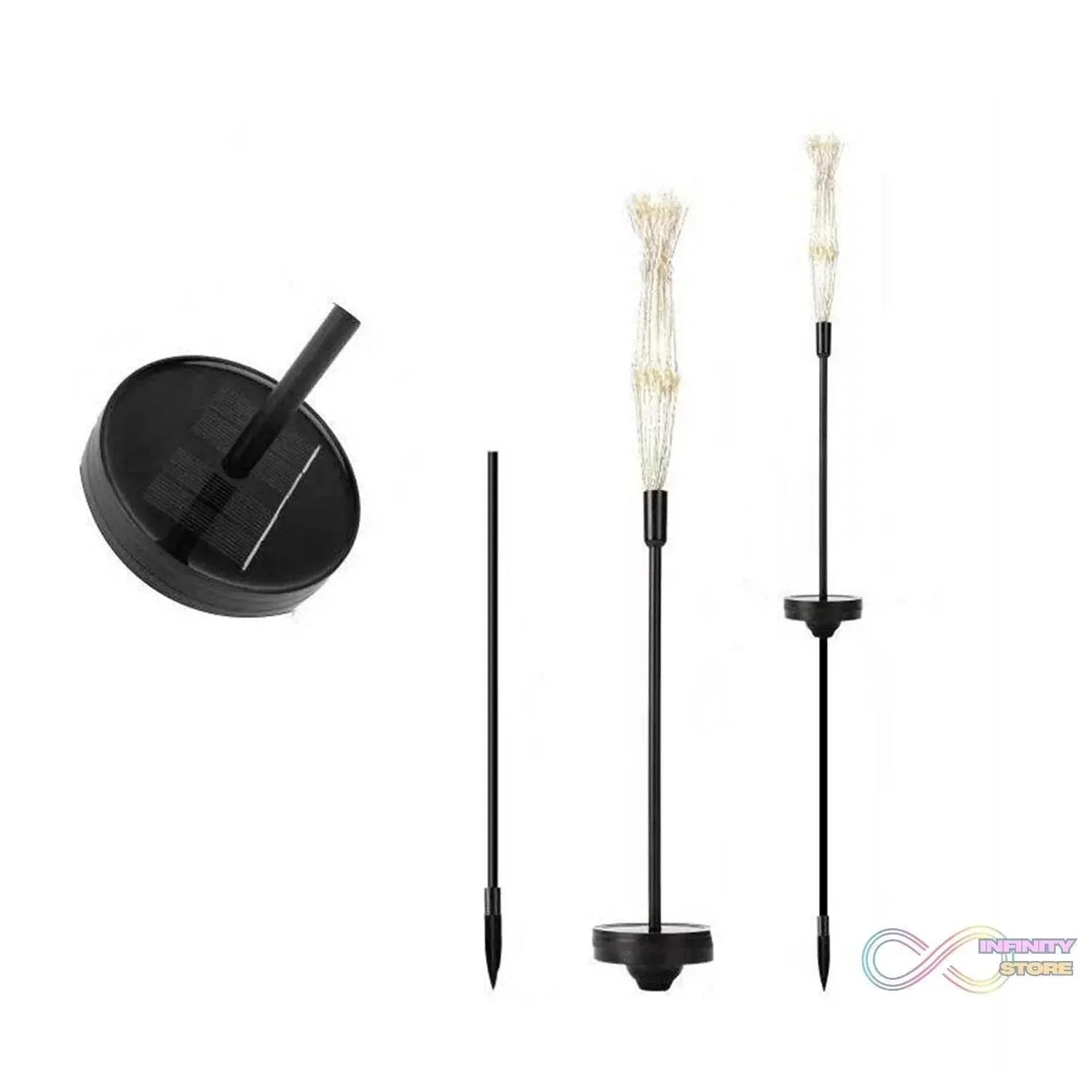 Colorful Multi Led Outdoor Solar Garden Lights (4 Pcs Set) - infinityexculsivestore.com