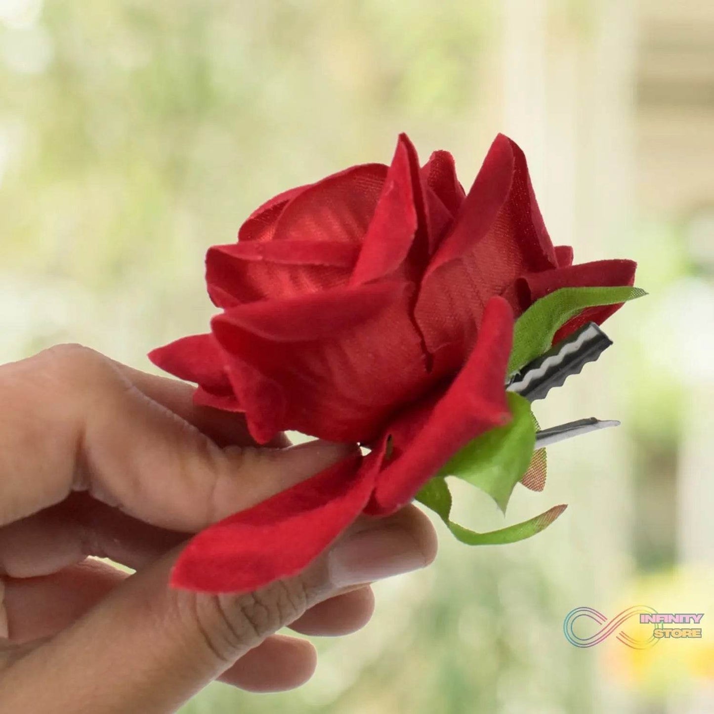 Colourful Flowing Flower Hair Pin (12 Pcs Set / Mix Color) - infinityexculsivestore.com