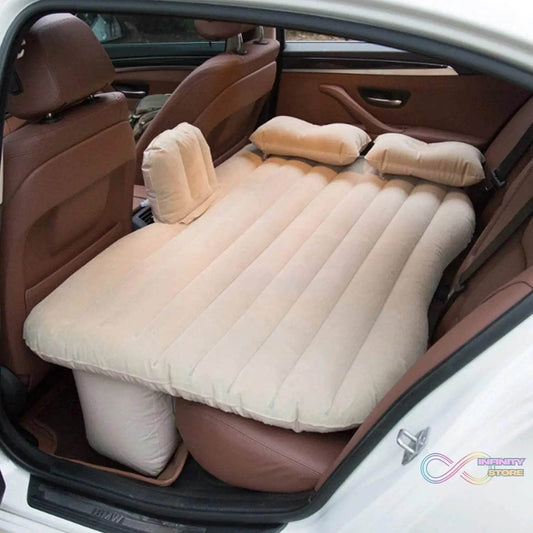 Comfy Car Camping: Inflatable Bed with Pillows & Pump (Portable) - infinityexculsivestore.com