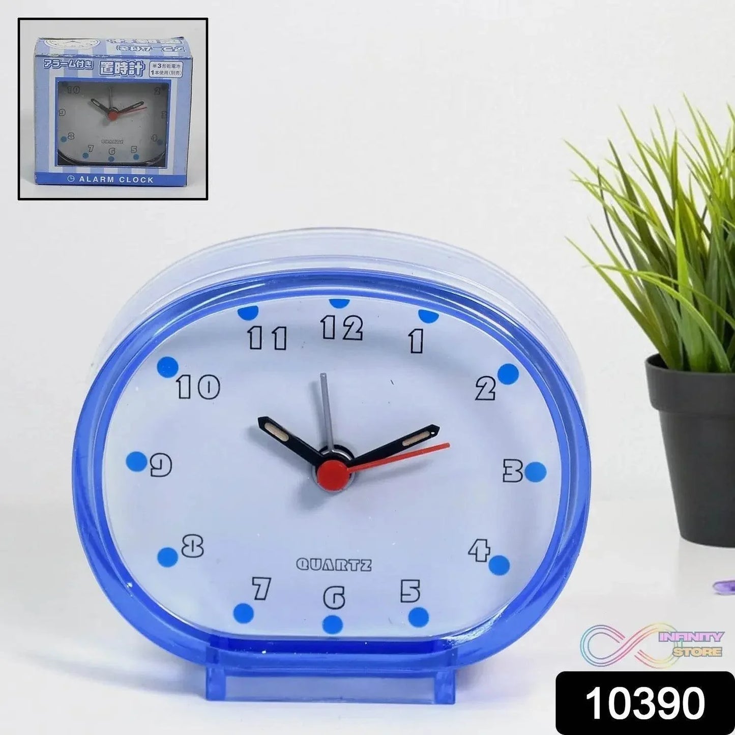 Compact Alarm Clock for Easy Time Management (1 Pc) - infinityexculsivestore.com